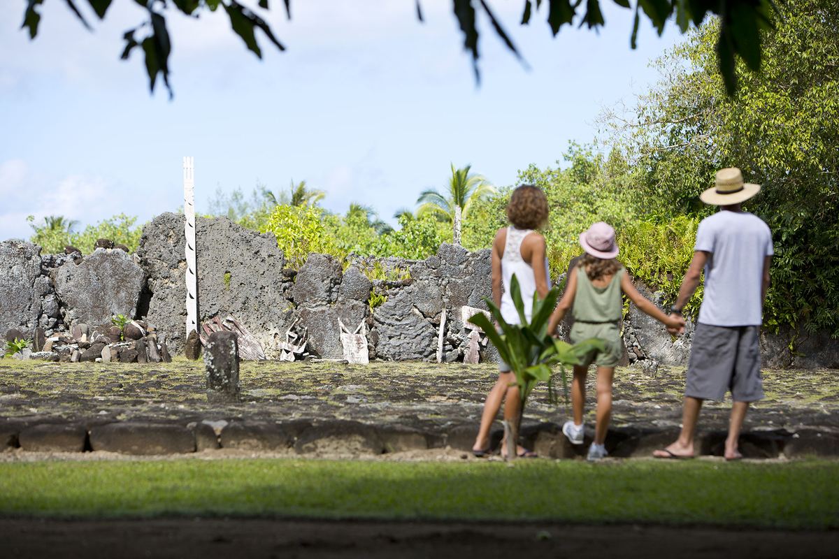 Il marae di Taputapuātea, a Raiatea: pietre e non rovine